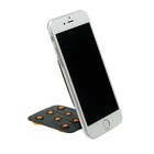 Подставка для телефона LuazON, держатель на восьми липучках, регулировка положения,оранжевая - Фото 1