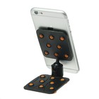 Подставка для телефона LuazON, держатель на восьми липучках, регулировка положения,оранжевая - Фото 2