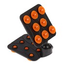 Подставка для телефона LuazON, держатель на восьми липучках, регулировка положения,оранжевая - Фото 3