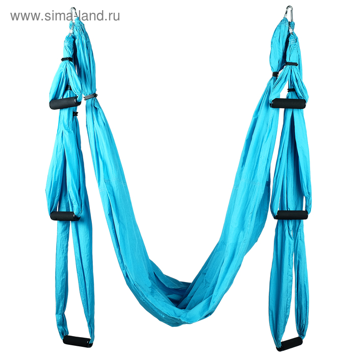 Гамак для йоги Sangh, 250×150 см, цвет голубой - Фото 1