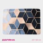 Коврик для ванной и туалета Доляна «Бурлеск», 40×60 см - Фото 1