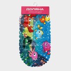 Коврик противоскользящий в ванну Доляна «Яркие рыбы», на присосках, 35×68 см - Фото 5