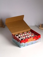 Снежный шар новогодний стеклянный «Дед Мороз или Снеговик шар на голове», 6.8?5?5 см, МИКС (комплект 12 шт) - фото 53907940