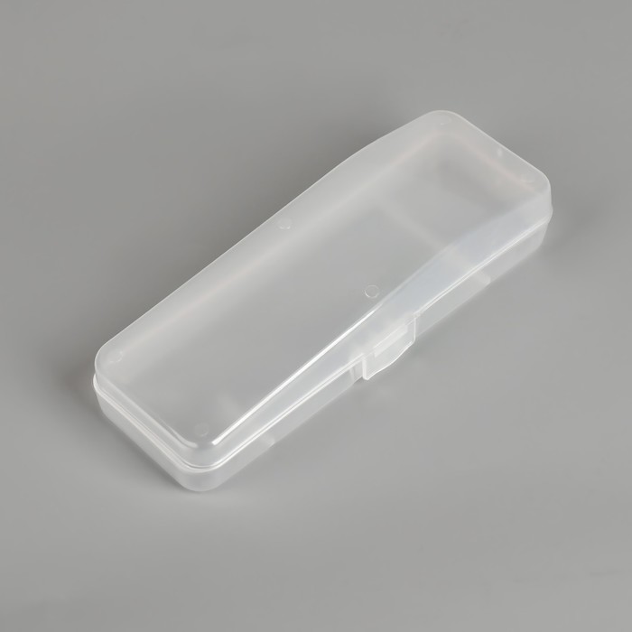 Органайзер для бритвы, с крышкой, 15 × 5 × 3 см, цвет прозрачный - фото 1911373321