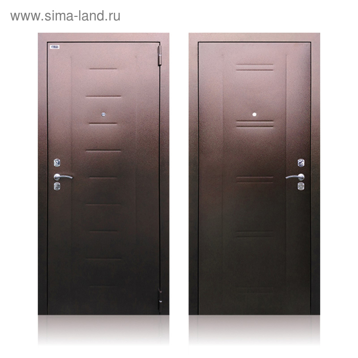 Входная дверь «Берлога СБ-90», 970 × 2050 левая, цвет медный антик - Фото 1