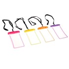 Водонепроницаемый чехол для телефона Luazon, 17×10 см, с отражателем, два фиксатора, МИКС - Фото 13