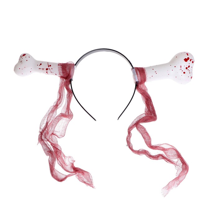 Карнавальный ободок «Кость», цвета МИКС - Фото 1