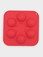 Форма для шоколада новогодняя Доляна «Шар», силикон, 15×15×2 см, 6 ячеек d=3.7 см, цвет красный - Фото 4