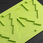 Форма для шоколада 3D Доляна «Ёлка», 28×18,1×1 см, 4 ячейки, цвет МИКС - Фото 3