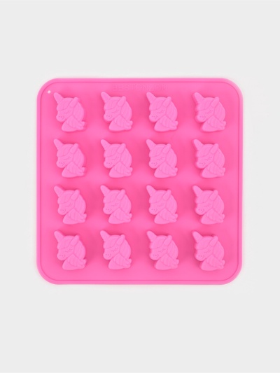 Форма для конфет и шоколада Доляна «Пони», силикон, 18×18×1 см, 16 ячеек, МИКС