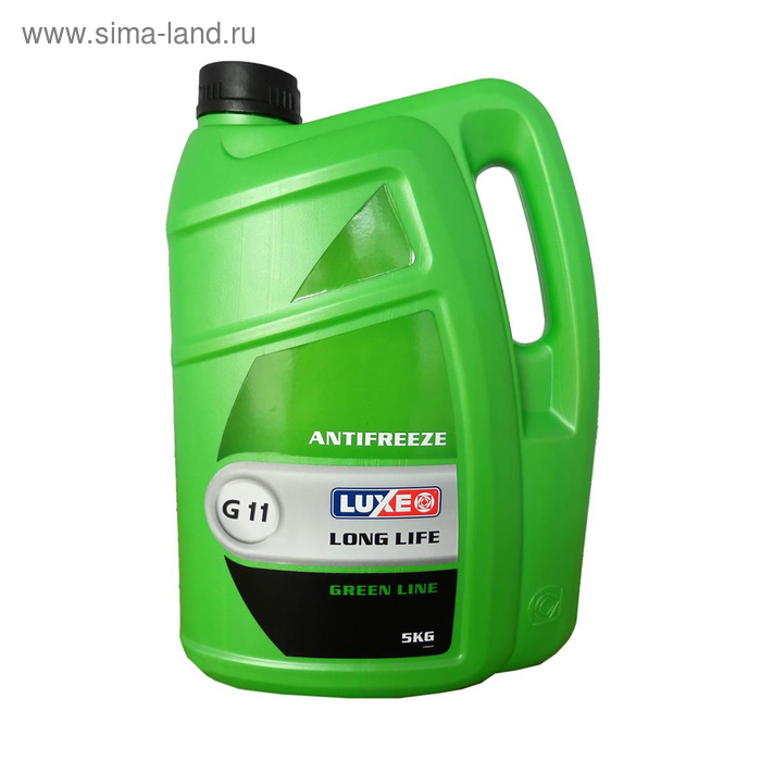 Антифриз LUXE Long Life G11, зелёный, 5 кг - Фото 1