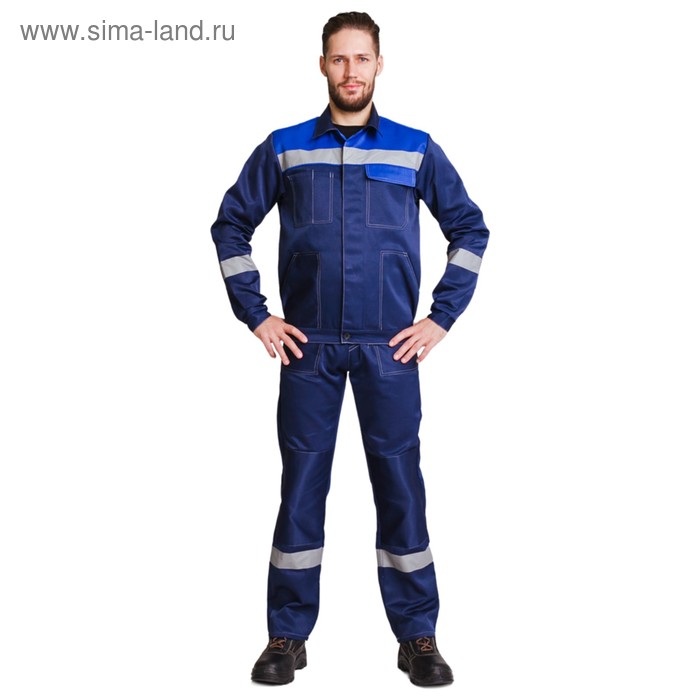 Костюм «Легион NEW» КОС 804, цвет тёмно-синий/василёк, размер 60-62, рост 182-188 - Фото 1