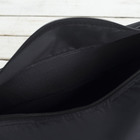 Сумка спортивная, отдел на молнии, 2 наружных кармана, цвет чёрный - Фото 4