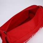 Сумка спортивная Russia-хохлома на молнии, наружный карман, цвет красный - Фото 7