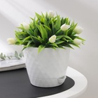 Горшок для цветов с прикорневым поливом «Румба», 1 л, белый - Фото 5