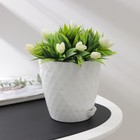 Горшок для цветов с прикорневым поливом «Румба», 1.5 л, белый - Фото 1