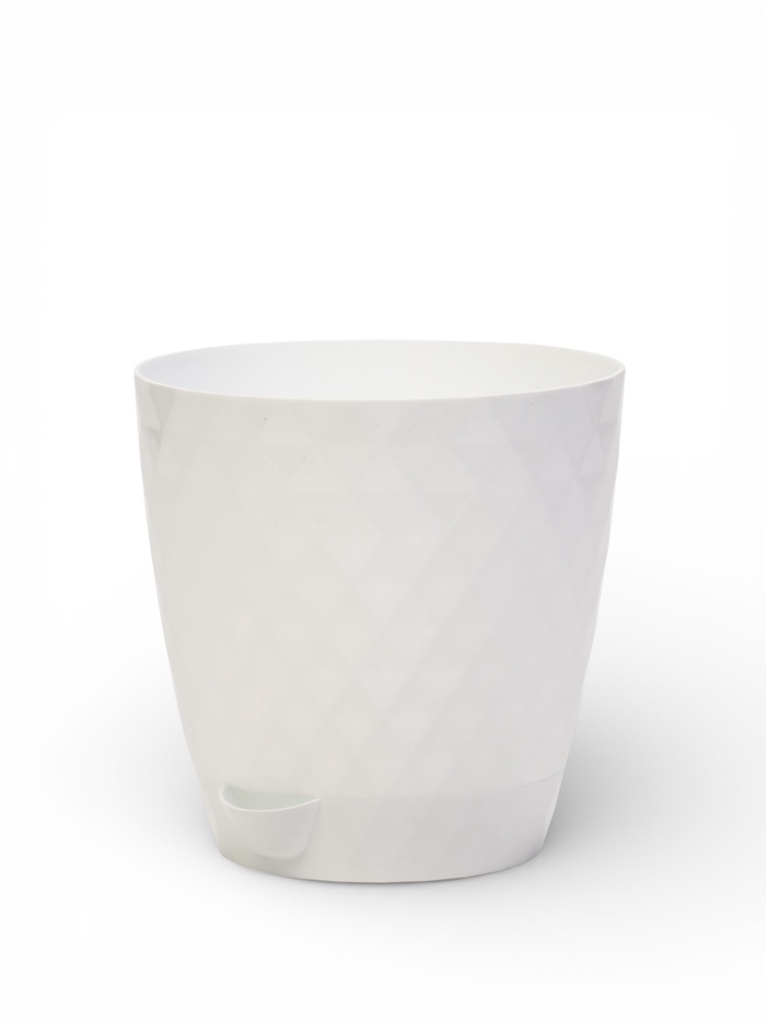 Горшок для цветов с прикорневым поливом «Румба», 1.5 л, белый - Фото 1