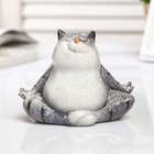 Фигурка полистоун лак «Котик-йог», 10×7.5×9 см, МИКС - Фото 2