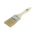 УЦЕНКА Кисть плоская ЛОМ, натуральная щетина, деревянная рукоятка, 2", 50 мм - Фото 7