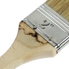 УЦЕНКА Кисть плоская ЛОМ, натуральная щетина, деревянная рукоятка, 2", 50 мм - Фото 10