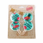 Свечи в торт «Фламинго», 4×4.4 см, набор 4 шт. - фото 119053548 Свечи в торт «Фламинго», 4×4.4 см, набор 4 шт. - фото 119053548