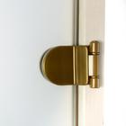 Дверь для бани и сауны «Сатин», размер коробки 190 × 70 см, 2 петли, 6 мм - Фото 3