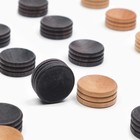 Нарды деревянные большие, резные, настольная игра "Охота", бук, патина, 56 х 58 см - фото 24331249