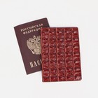 Обложка для паспорта, цвет красный 4450852