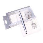 Набор подарочный 2в1: ручка, брелок-лопатка, металлик - Фото 1