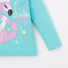 Комплект: джемпер и брюки Крошка Я "Flamingo", голубой, р.24, 68-74 см 4361394