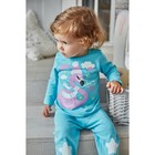 Комплект: джемпер и брюки Крошка Я "Flamingo", голубой, р.24, 68-74 см 4361394