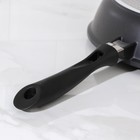 Сковорода «Каста», d=29 см, стеклянная крышка, пластиковая ручка, индукция, антипригарное покрытие, цвет чёрный - Фото 5