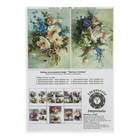 Набор декупажных карт 6 шт «Цветы и птицы» - фото 8658113