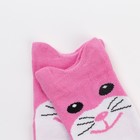 Носки детские «Котик», цвет розовый, размер 16-18 - Фото 3