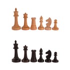 Шахматные фигуры "Российские", утяжеленные, из массива букаовые, (король h-10.5 см, пешка h-5 см) 44 - Фото 2
