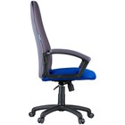 Кресло руководителя Helmi HL-E79 "Elegant", ткань TW синяя/серая - Фото 3