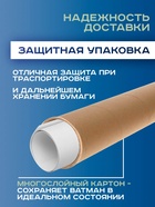 Ватман чертёжный А1, 5 листов, 200 г/м², ЛенГознак (с водяным знаком) - фото 809496914