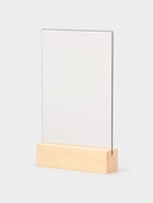 Тейбл-тент А5, оргстекло 2 мм, на деревянной подставке, 15×4×25 см - Фото 3