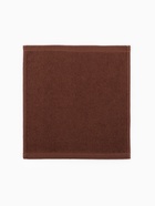 Салфетка махровая 30×30 см (фас 5 шт.) коричневый, хлопок 100%, 360 г/м² - Фото 1