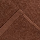 Салфетка махровая 30х30см (фас 5шт) коричневый, хлопок 100%, 360 г/м2 - Фото 3