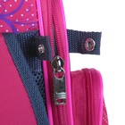 Ранец Стандарт BagFashion 902, 36 х 34 х 20 см, для девочки, раскладной, «Девочка в очках, бант» розовый - Фото 9