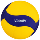 Мяч волейбольный Mikasa V300W, микрофибра, клееный, 18 панелей, р. 5 - фото 4275762