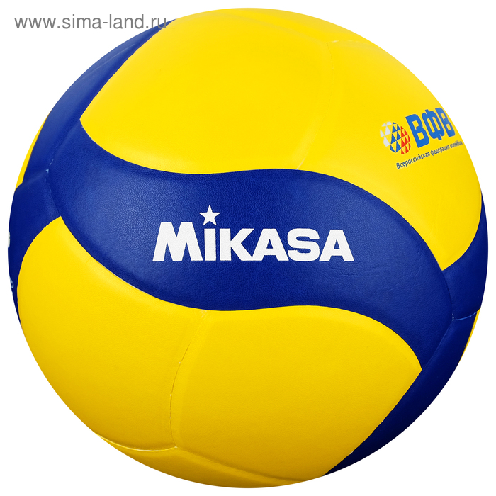 Мяч волейбольный MIKASA V330W, размер 5, PU, оф. парам. FIVB - Фото 1