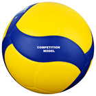 Мяч волейбольный MIKASA V330W, размер 5, PU, оф. парам. FIVB - Фото 3