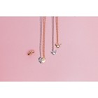 Кулоны «Неразлучники» половинки сердец, цвет серебряно-золотой, 45 см - Фото 3