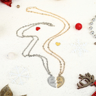 Кулон «Неразлучники» best friends, цвет серебряно-золотой , длина 45см - Фото 3