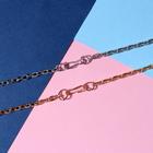 Кулоны «Неразлучники» Париж, цвет серебристо-золотой, 50 см - Фото 4