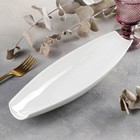 Блюдо Wilmax, 33×10 см, фарфор, белое - Фото 1