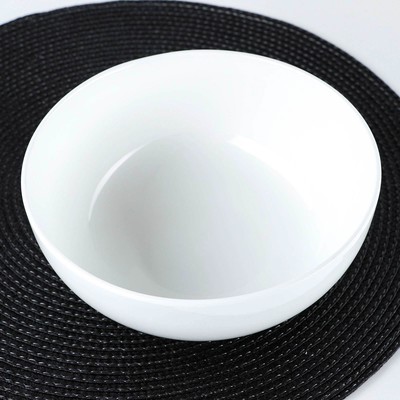 Салатник Wilmax Olivia, 1.13 л, d=18 см, фарфор, белый