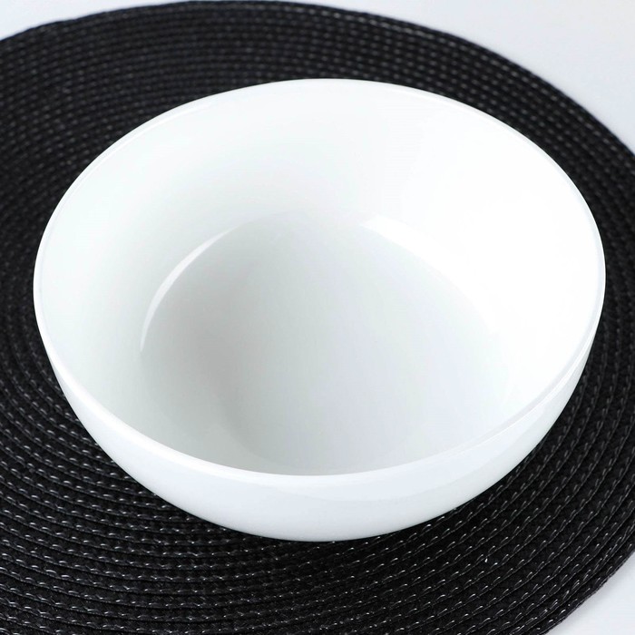 Салатник Wilmax Olivia, 1.13 л, d=18 см, фарфор, белый